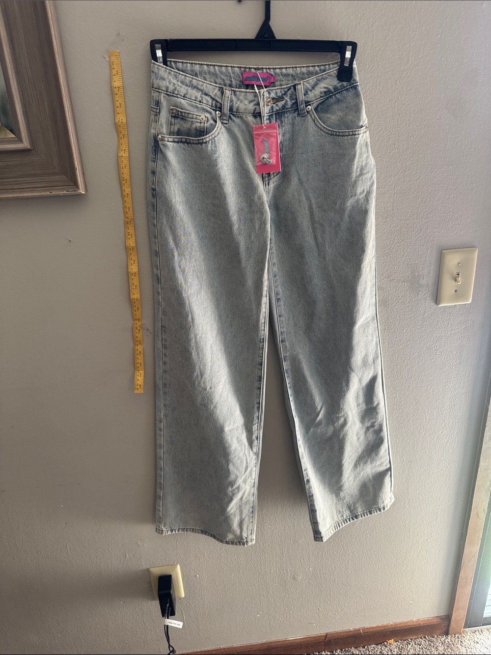 Edikted Light blue Wide-Leg Jeans